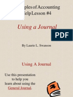 4. Using a Journal