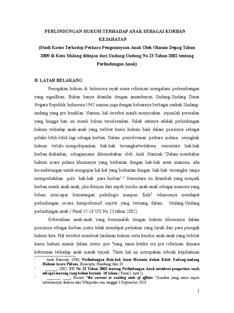 Contoh Proposal Metodologi Penelitian