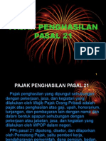 Pajak Penghasilan Pasal 21