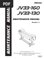 Mimaki JV33 Maintenance Manual 