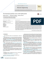 Theoretical Model for Hydrocyclone Partition Curve Fish-Hook Effect