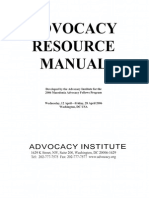 Advocacy Resource Manual PDF