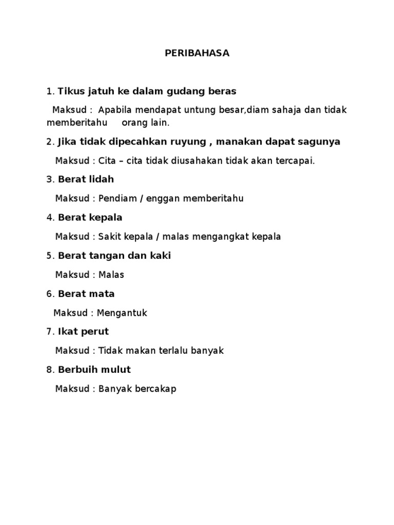 Peribahasa Pdf