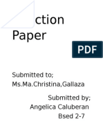 Reaction Paper