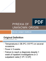 Pyrexia of Unknown Origin: Mohd Hanafi Ramlee