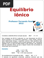 Equilíbrio Ionico rofº Agamenon Roberto cb_penatrujillo