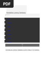 Download Kestabilan Lereng Tambang by fuzzyast SN257389804 doc pdf