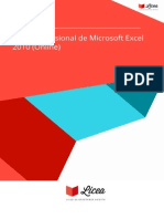 Curso Profesional Microsoft Excel 2010 Online