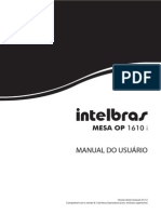 Manual da Mesa Operadora OP 1610i