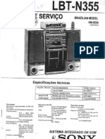 Sony LBT-N355 Brazilian Model Manual de Serviço