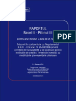 Bancpost SA Raport Basel II Pillar3