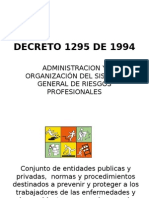 Decreto 1295 de 1994