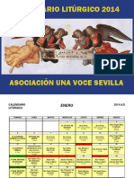 Calendario Litúrgico 2014