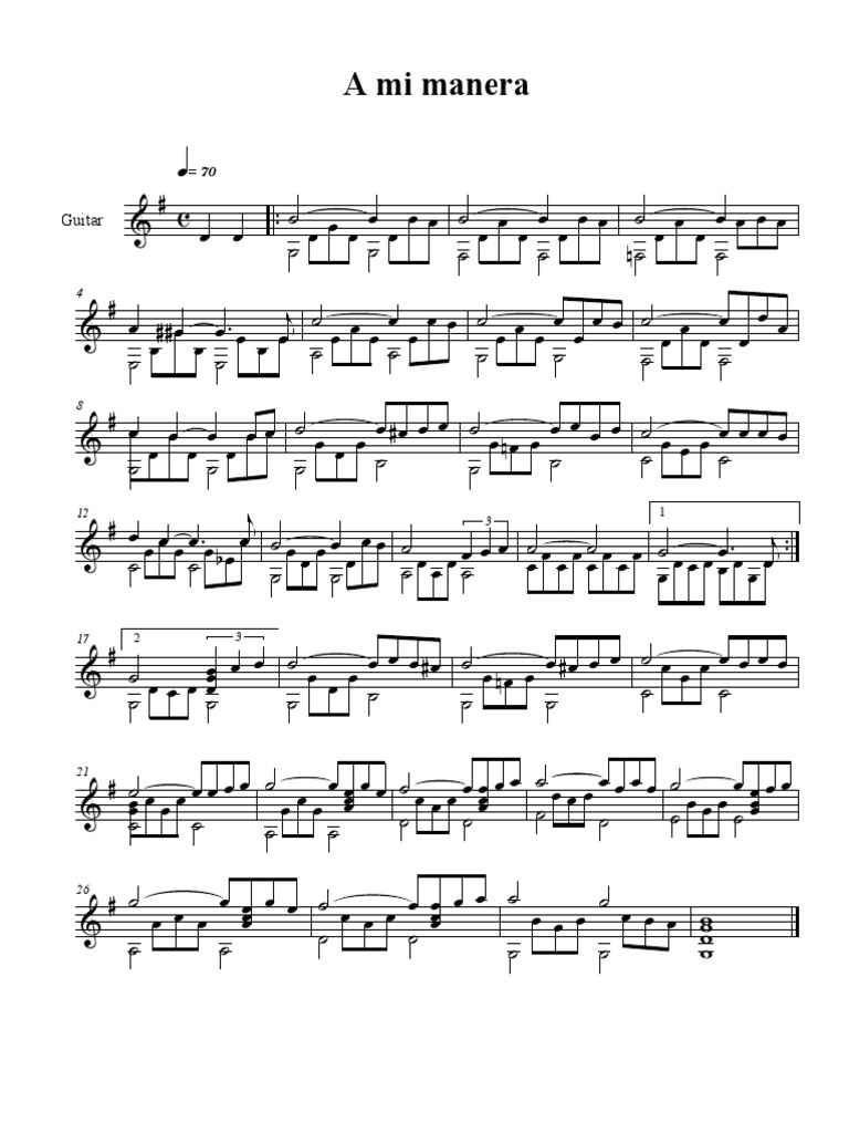 A Mi Manera Pdf