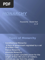 Mystifying The Monarch Monarchy Discourse