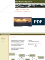 Material Balance Eqs