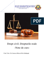 Drept Civil - Drepturile Reale - Modul de Curs PDF