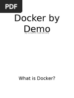 Docker by Demo