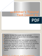 Grammar's Tutorial Task (Week 4)