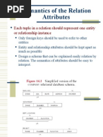 Semantics of The Relation Attributes: Each Tuple in A Relation Should Represent One Entity or Relationship Instance