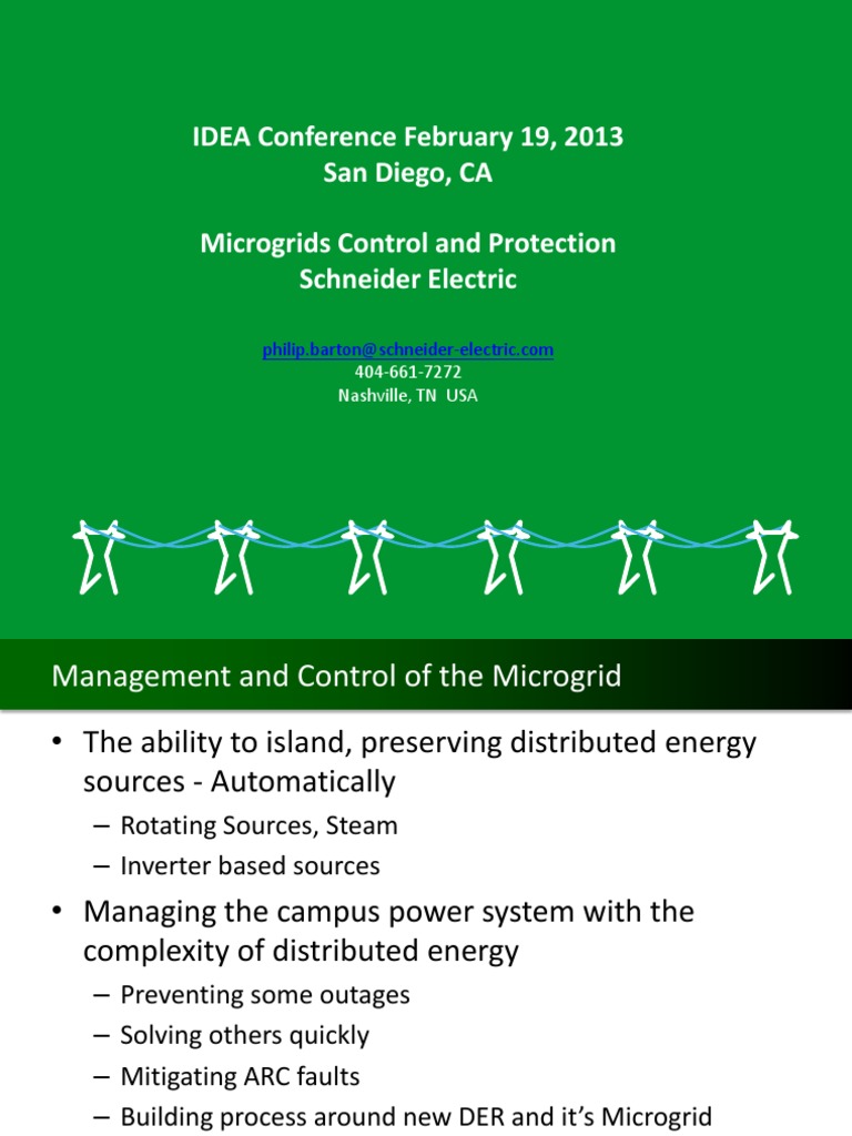 Microgrid Control & Protection Guide | PDF | Distributed Generation ...