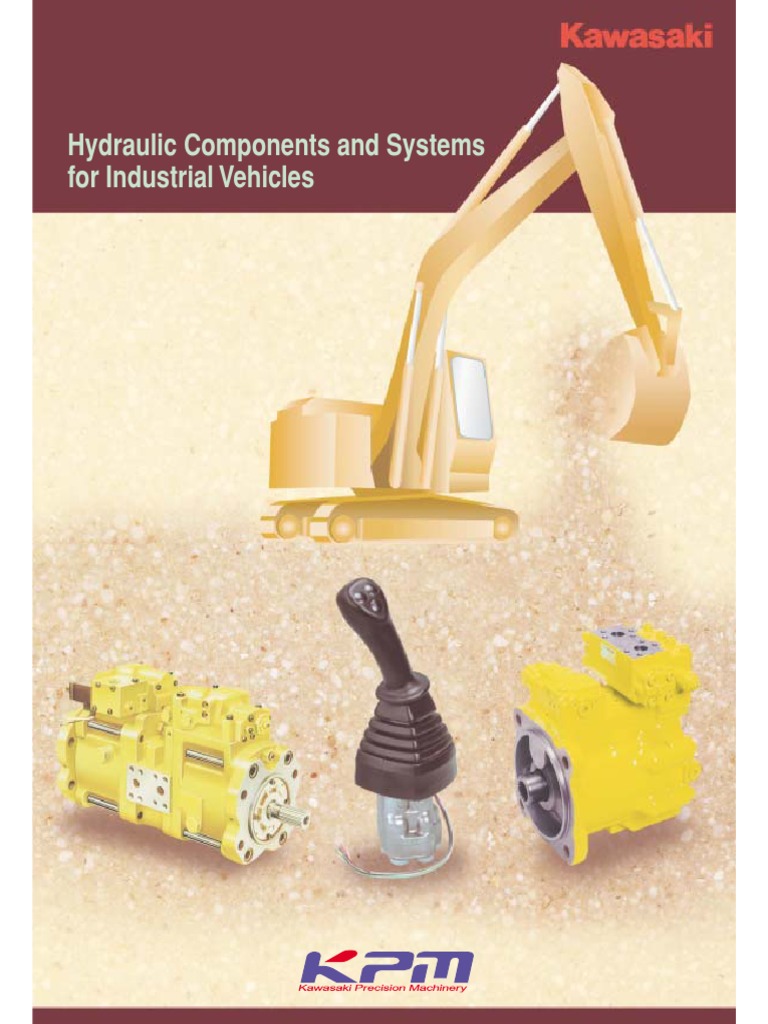 Kawasaki Hydraulic Components Overview | PDF | Pump | Valve