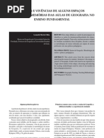 Teorias e Vivencias No Ensino de Geografia