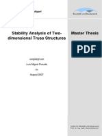 Nonlinear Analysis of Truss Structures