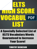 Vocabulario IELTS