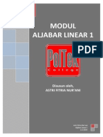 Modul Aljabar Linear 1