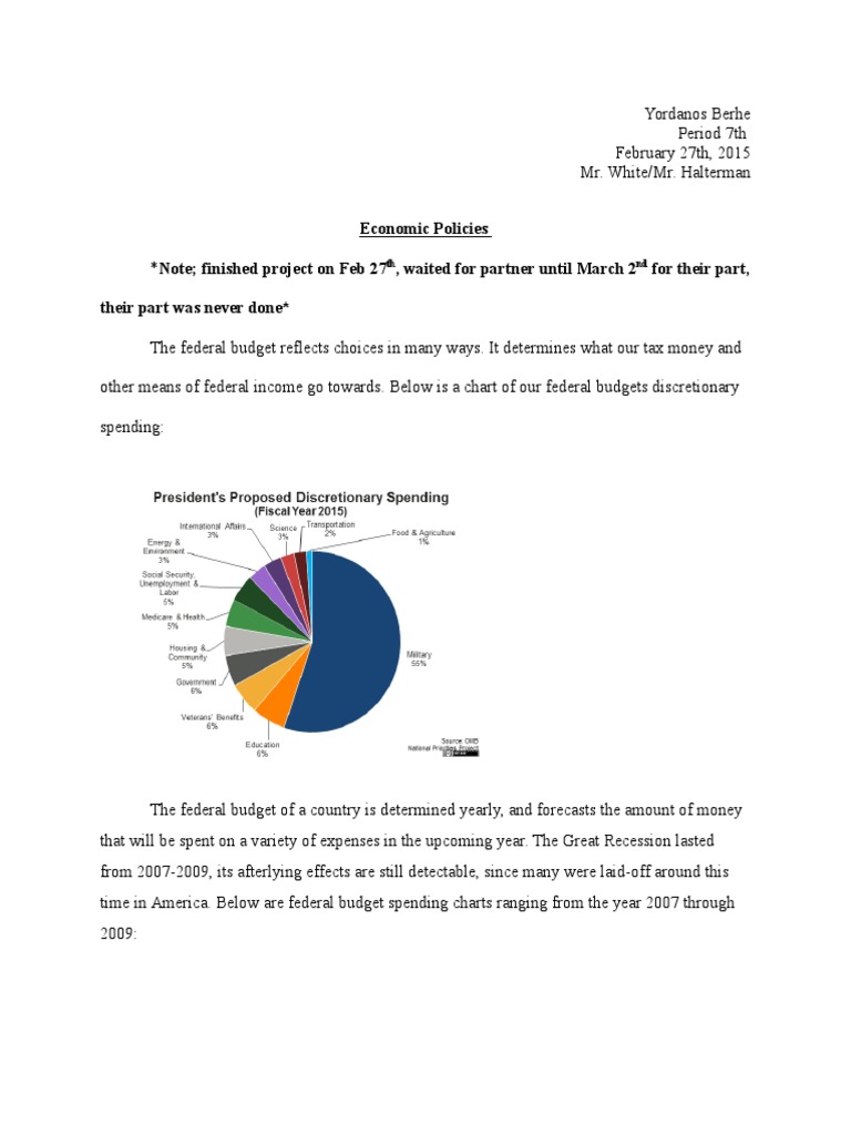 Economic Policies During the Great Recession | PDF | Financial Crisis ...