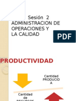 Resumen Administración de Operaciones y La Calidad