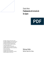 Fundamentos de La Teoria de Los Signos