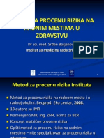 Metod Za Procenu Rizika Na Radnim Mestima U Zdravstvu