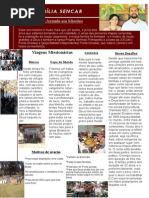 Carta Informativa Missionário Felipe e Larissa