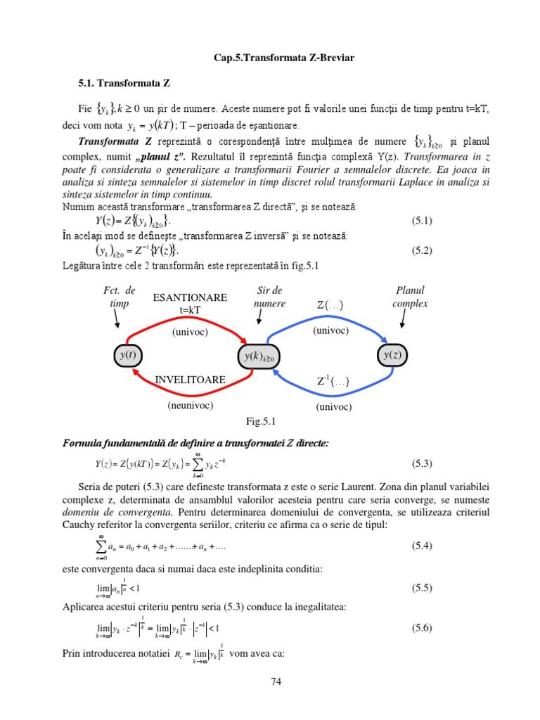 Transformata Z | PDF