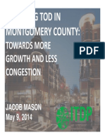 Assessing Tod in Montgomery County:: Towards More Growth and Less Congestion