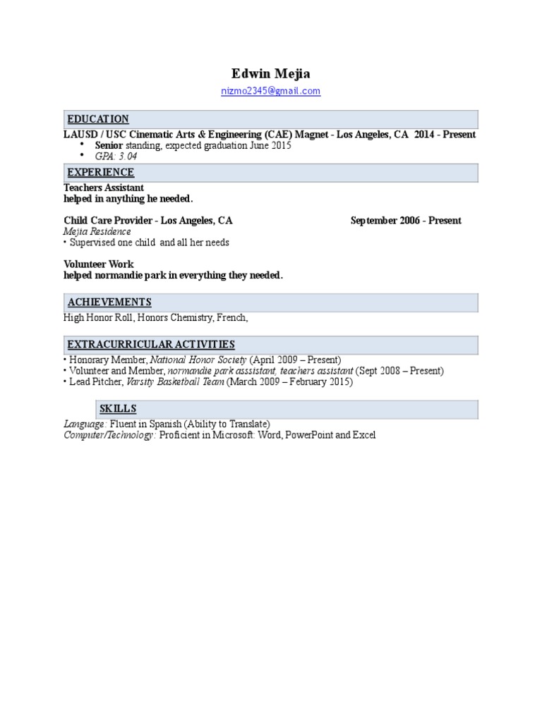 Edwin's | PDF | Career & Growth | Language Arts & Discipline