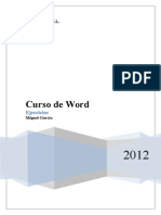 Ejercicios para Word 2010
