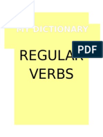 Dictionary Regular Verbs