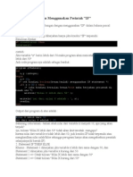 Percabangan Dengan Menggunakan Perintah