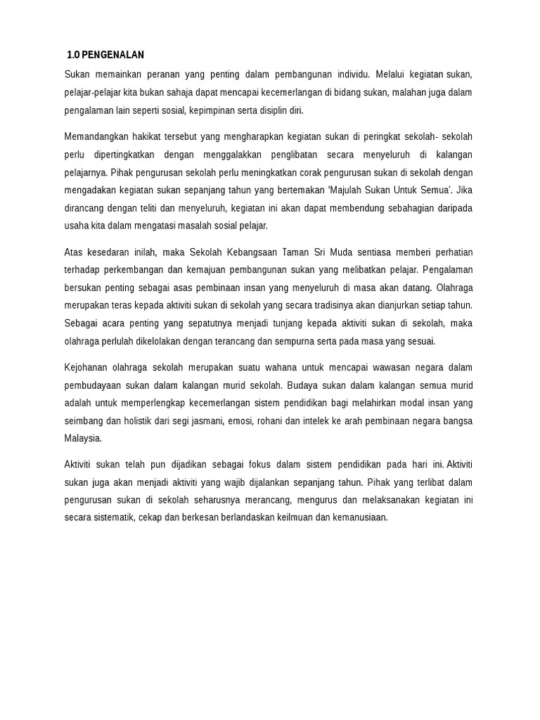 Paperwork Hari Sukan Pdf