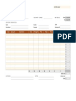 Expense Report Template for Office Use