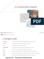 Geometric Morphometrics in R