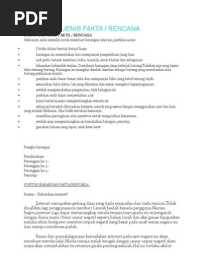 Karangan Jenis Fakta Pdf