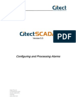 CitectSCADA 5.5 - Configuring and Processing Alarms