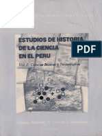 Estudios de La Historia de La Ciencia en El Peru