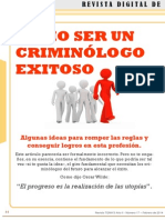 Cómo ser un criminólogo exitoso