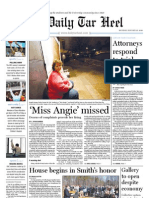 The Daily Tar Heel For Jan. 25, 2010