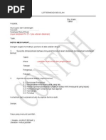 Surat Kebenaran Ibubapa Terbaru